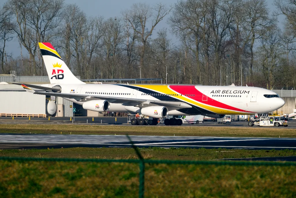 OO-ABB A343 Air Belgium
