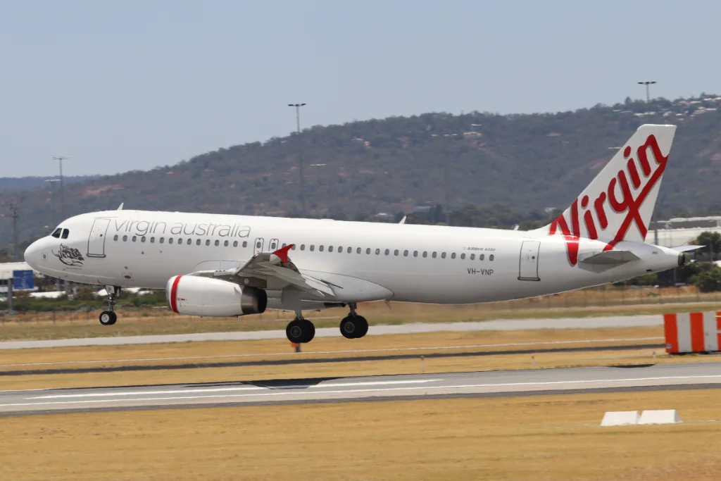 VH-VNP A320 Virgin Australia